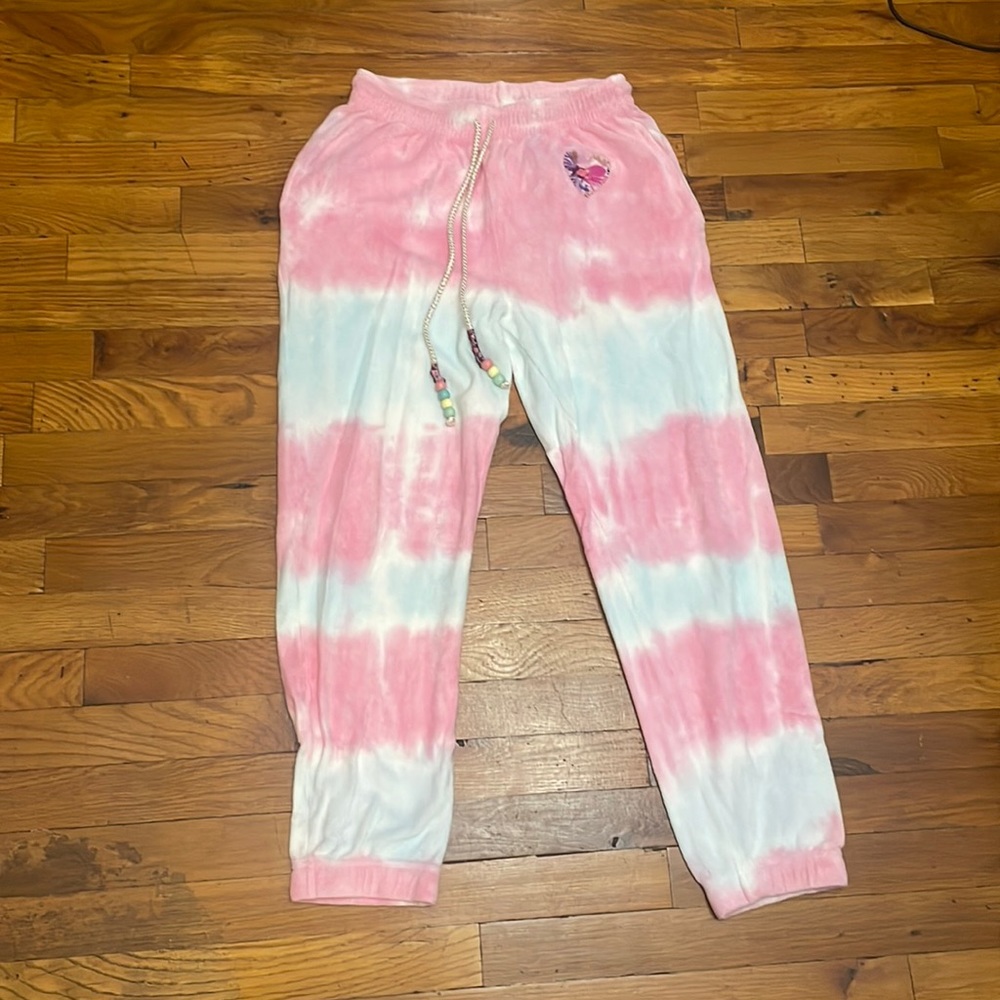 LoveShackFancy santinella pant cherry fizz in size Small brand new with tags